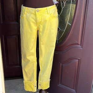 Radcliffe London European yellow jeans size 30 (great for sizes 8 or 10)